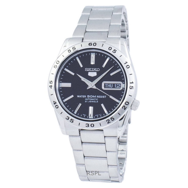 Refurbished Seiko 5 Black Dial Automatic SNKE01K1 Men's Watch