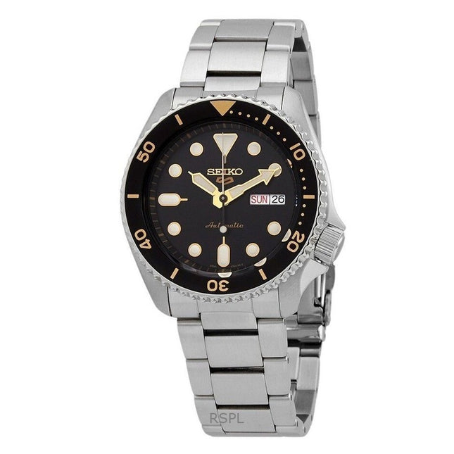 Refurbished Seiko 5 Sports Black Dial Automatic SRPD57K1 100M Men's Watch