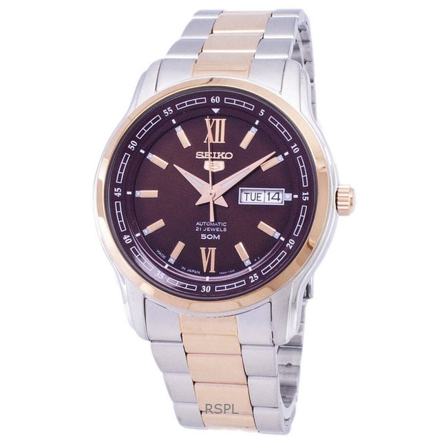 Refurbished Seiko 5 Classic Brown Dial Automatic SNKP18J1 Men's Watch