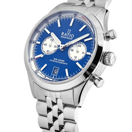 Ratio Street Racer Chronograph RTC014 200M Reverse Panda Dial Watch