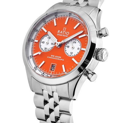 Ratio Street Racer Chronograph RTC016 200M Reverse Panda Dial Watch