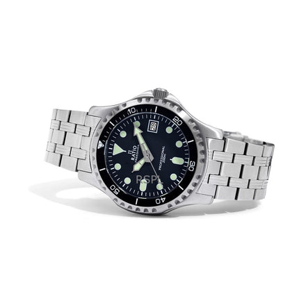 Ratio FreeDiver Professional Sapphire Black Dial Quartz RTF005 200M Men's Watch