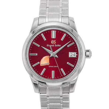Grand Seiko Elegance Limited Edition 20th Anniversary Stainless Steel Red Dial Automatic SBGA499G 100M Men's Watch
