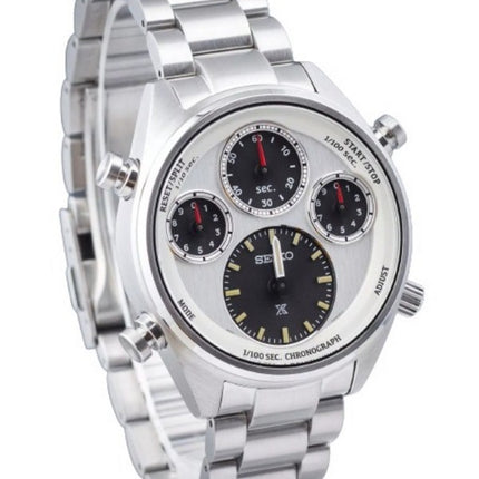 Seiko Prospex Speedtimer Watchmaking 110th Anniversary Limited Edition Chronograph Black And White Dial Solar SFJ009P1 100M Men'