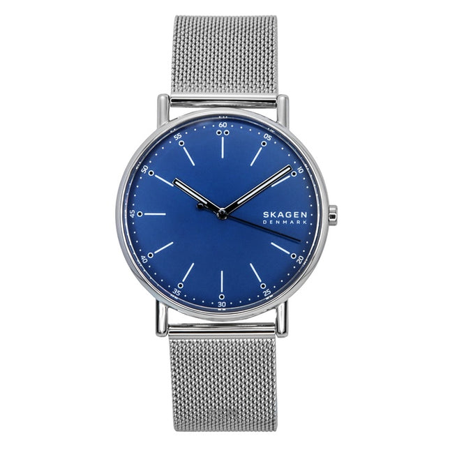 Skagen Signatur Stainless Steel Blue Dial Quartz SKW6904 Men's Watch