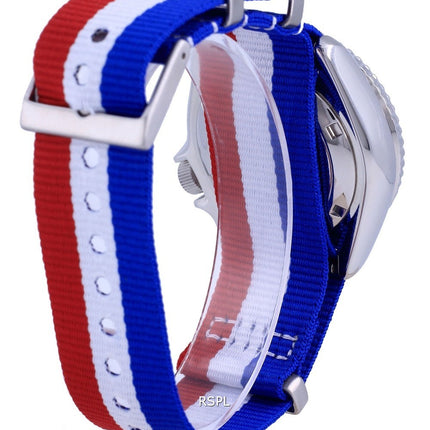 Seiko Automatic Divers Japan Made Polyester SKX007J1-var-NATO25 200M Mens Watch