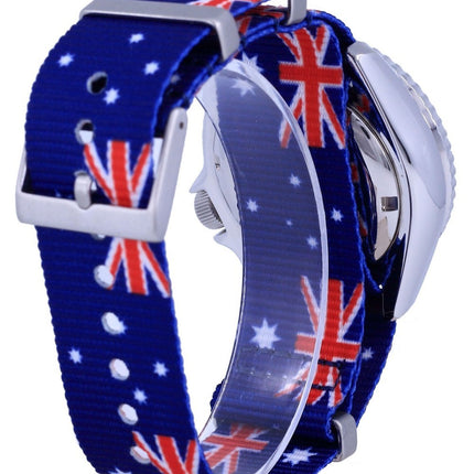 Seiko Automatic Divers Polyester Japan Made SKX009J1-var-NATO30 200M Mens Watch