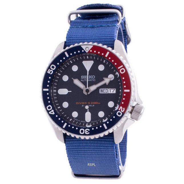 Seiko Automatic Divers SKX009J1-var-NATO8 200M Japan Made Mens Watch