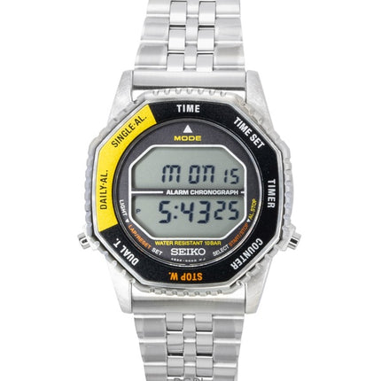 Seiko Rotocall Digital Chronograph Stainless Steel Quartz SMGG17P1 100M Men's Watch