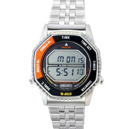 Seiko Rotocall Digital Chronograph Stainless Steel Quartz SMGG19P1 100M Men's Watch