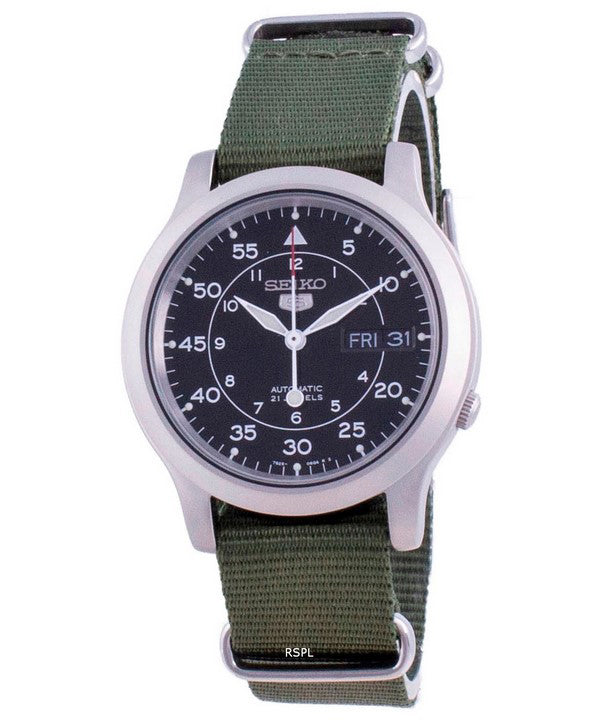 Seiko Military SNK809K2-var-NATOS12 Automatic Nylon Strap Men's Watc