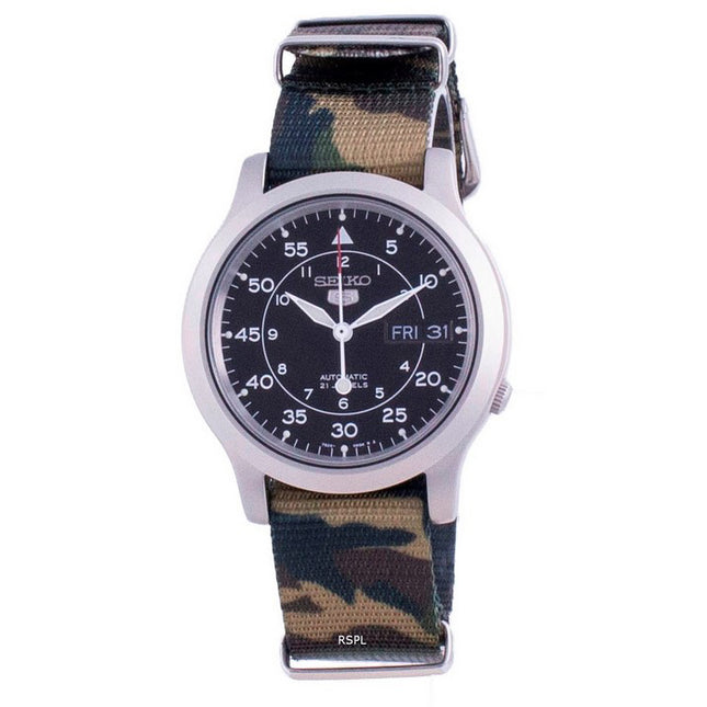 Seiko 5 Military SNK809K2-var-NATOS18 Automatic Nylon Strap Men's Watch