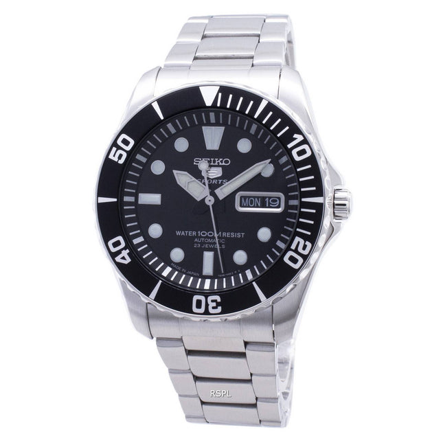 Refurbished Seiko 5 Sports Automatic 23 Jewels Japan Made SNZF17 SNZF17J1 SNZF17J Men's Watch