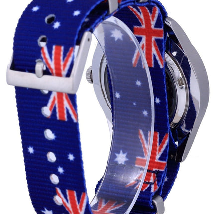 Seiko 5 Sports Military Automatic Japan Made SNZG07J1-var-NATO30 100M Mens Watch