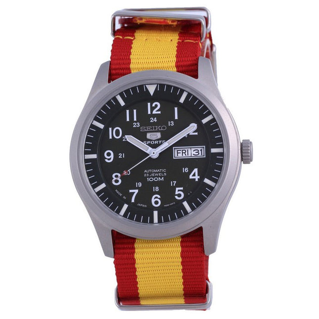 Seiko 5 Sports Automatic Japan Made SNZG09J1-var-NATO29 100M Mens Watch