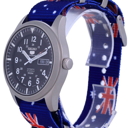 Seiko 5 Sports Automatic Polyester SNZG15J1-var-NATO30 100M Mens Watch