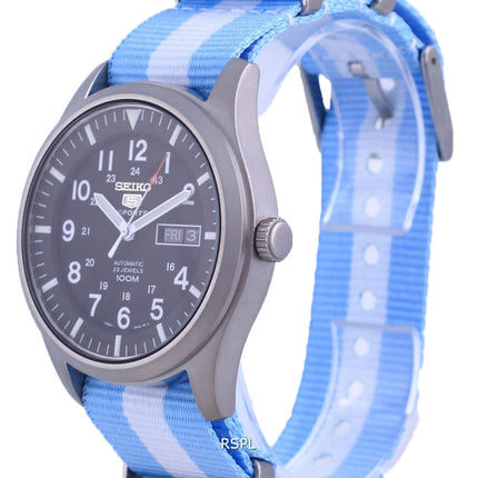 Seiko 5 Sports Automatic Polyester SNZG15K1-var-NATO24 100M Mens Watch