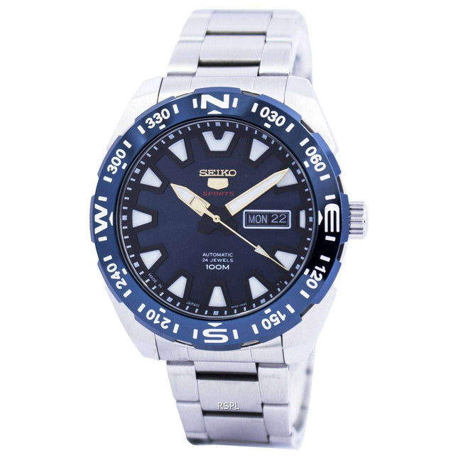 Refurbished Seiko 5 Sports Automatic 24 Jewels Japan Made SRP747 SRP747J1 SRP747J Men's Watch