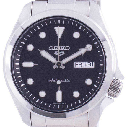 Refurbished Seiko 5 Sports Black Dial Automatic SRPE55 SRPE55K1 SRPE55K 100M Men's Watch