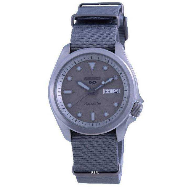 Refurbished Seiko 5 Sports Cement Automatic SRPG63 SRPG63K1 SRPG63K 100M Men's Watch
