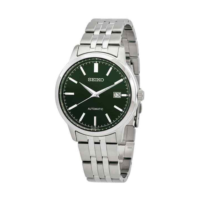 Seiko Discover More Stainless Steel Green Dial 23 Jewels Automatic SRPH89K1 100M Men's Watch