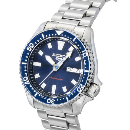 Seiko 5 Sports SKX Redux Stainless Steel Blue Dial Automatic SRPL83K1 100M Men's Watch