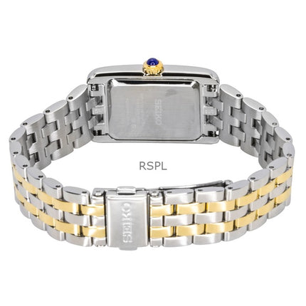 Seiko Two Tone Stainless Steel Silver Dial Quartz SWR087P1 Women's Watch