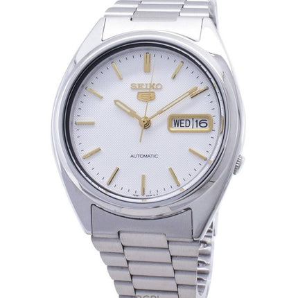 Refurbished Seiko 5 White Dial Automatic 21 Jewels SNXG47K1 Men's Watch