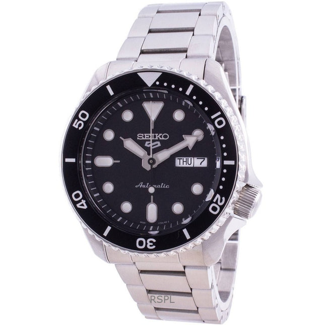 Refurbished Seiko 5 Sports Black Dial Automatic SRPD55K1 100M Men's Watch