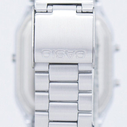 Refurbished Casio Vintage Analog Digital Stainless Steel Black Dial Quartz AQ-230A-1DHDF Unisex Watch
