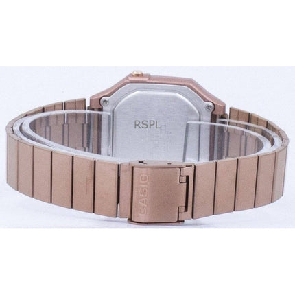 Refurbished Casio Vintage Digital Rose Gold Tone Stainless Steel Quartz B650WC-5A Unisex Watch