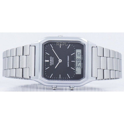 Refurbished Casio Youth Analog Digital Black Dial Quartz AQ-230A-1DHDF Unisex Watch