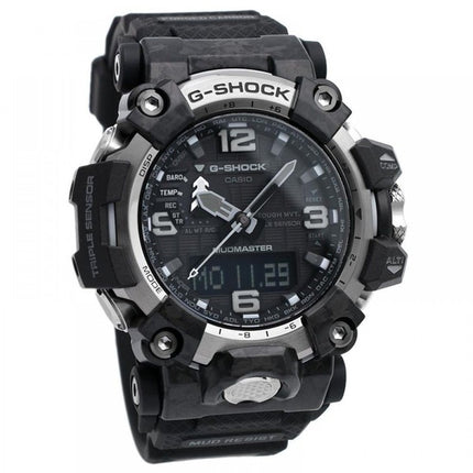 Refurbished Casio G-Shock Mudmaster Analog Digital Black Dial Solar GWG-2000-1A1 200M Men's Watch