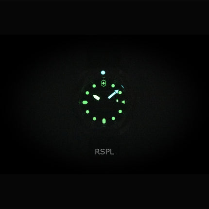 Victorinox Dive Pro Rubber Strap Matt Black Dial Quartz Diver's 241990 300M Men's Watch