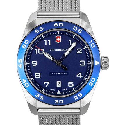 Victorinox Swiss Army Stainless Steel Blue Dial Automatic 242045 100M Men's Watch