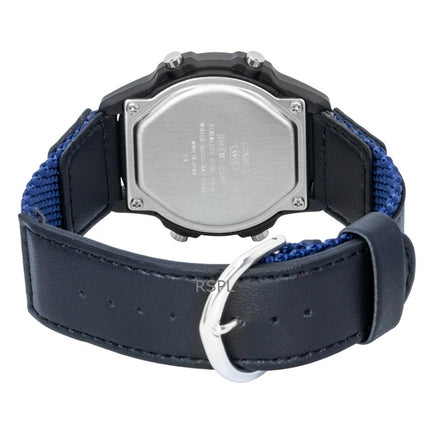 Casio Standard Digital Leather And Cloth Strap Quartz W-220HF-2AV Unisex Watch