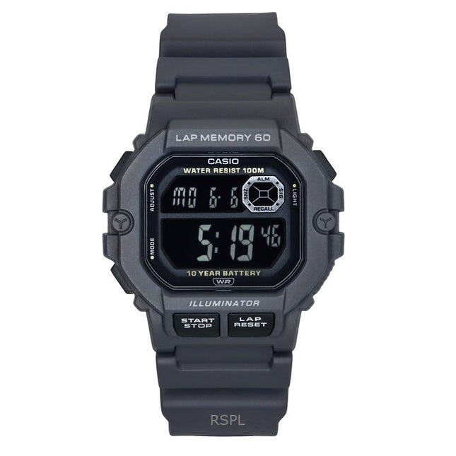 Casio Standard Digital Resin Strap Quartz WS-1400H-8BV 100M Men's Watch