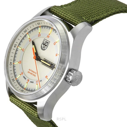 Luminox Atacama Field Cloth Strap Ivory Dial Automatic Diver's XL.1907.NF 200M Men's Watch