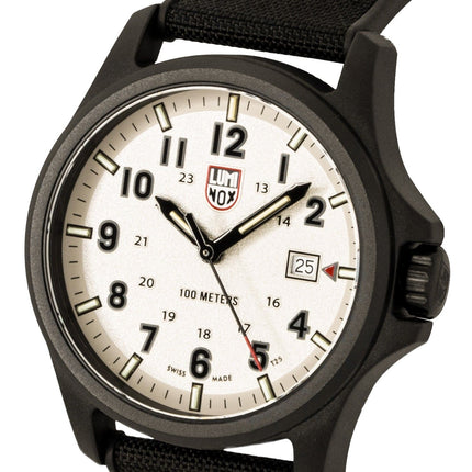 Luminox Atacama Field Rubber Strap Beige Dial Quartz XL.1971.2 100M Men's Watch