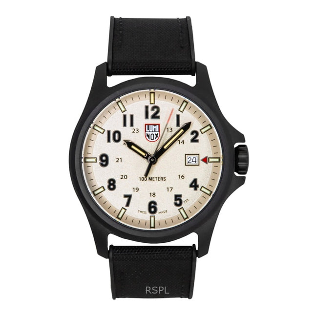 Luminox Atacama Field Black Rubber Strap Grey Dial Quartz XL.1971.SET 100M Men's Watch With Extra Strap