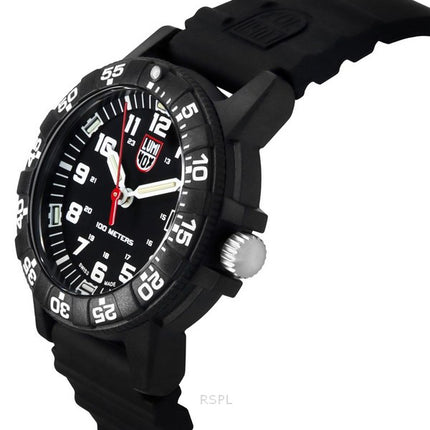 Luminox Leatherback Sea Turtle Silicone Strap Black Dial Quartz XS.0301.L 100M Men's Watch