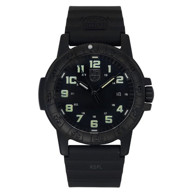 Luminox Leatherback Sea Turtle Giant PU Strap Black Dial Quartz XS.0330 100M Men's Watch