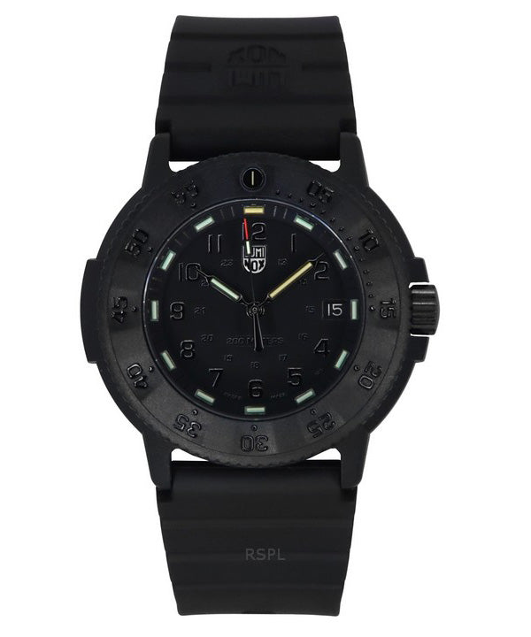 Luminox Original Navy Seal Rubber Strap Black Dial Quartz Diver's