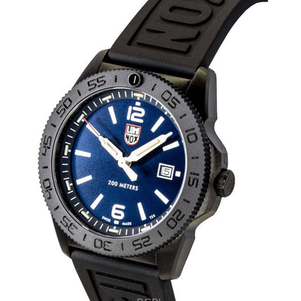 Luminox Pacific Diver Rubber Strap Blue Sunray Dial Quartz Diver's XS.3123.B 200M Men's Watch