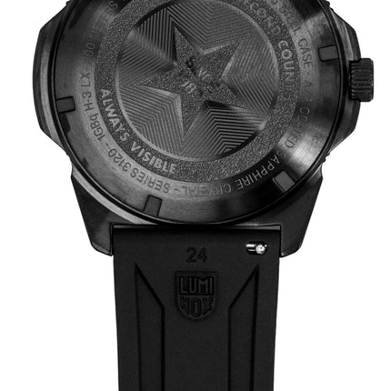 Luminox Pacific Diver Rubber Strap Green Dial Quartz Diver's XS.3137.B 200M Men's Watch