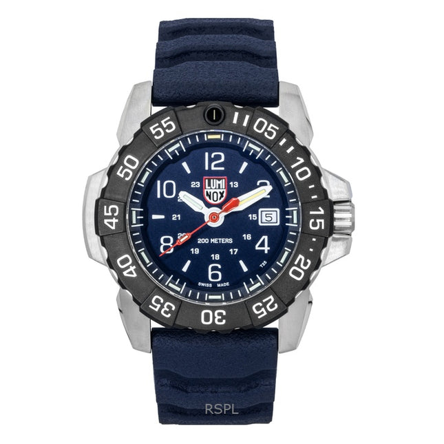 Luminox Navy Seal Rubber Strap Blue Dial Quartz Diver's XS.3253.CB 200M Men's Watch