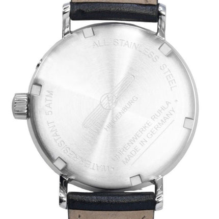 Zeppelin LZ 129 Hindenburg Moon Phase Leather Strap White Dial Quartz 80755 Women's Watch