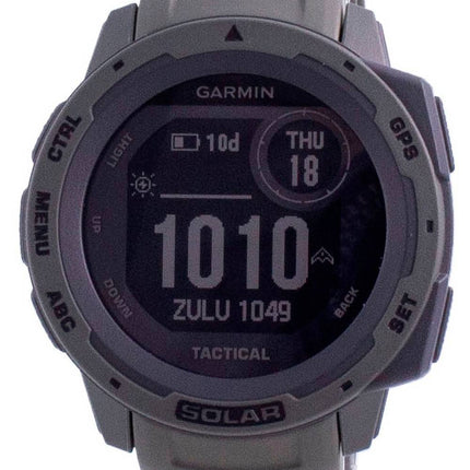 Garmin Instinct Solar Tactical Edition Green Silicone Band 010-02293-04 Multisport Watch