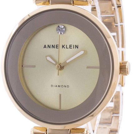 Anne Klein 2512BYGB Quartz Diamond Accents Women's Watch