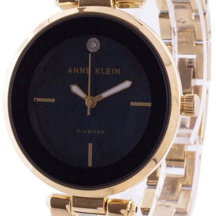 Anne Klein 2512NVGB Quartz Diamond Accents Women's Watch
